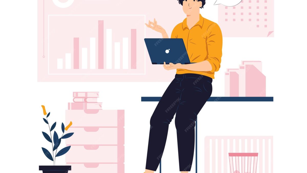 homme d'affaires élégant consultant les dernières tendances financières sur sa tablette