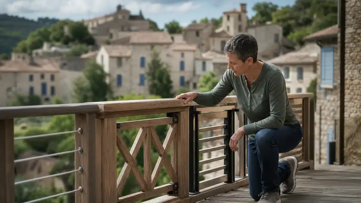 Garde-corps pour une terrasse en bois : modèles, fixation et règles de sécurité